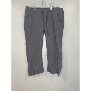 Columbia‎ Women's Hiking Capri Pants Gray Sz 6 Gorpcore utility walking outdoors